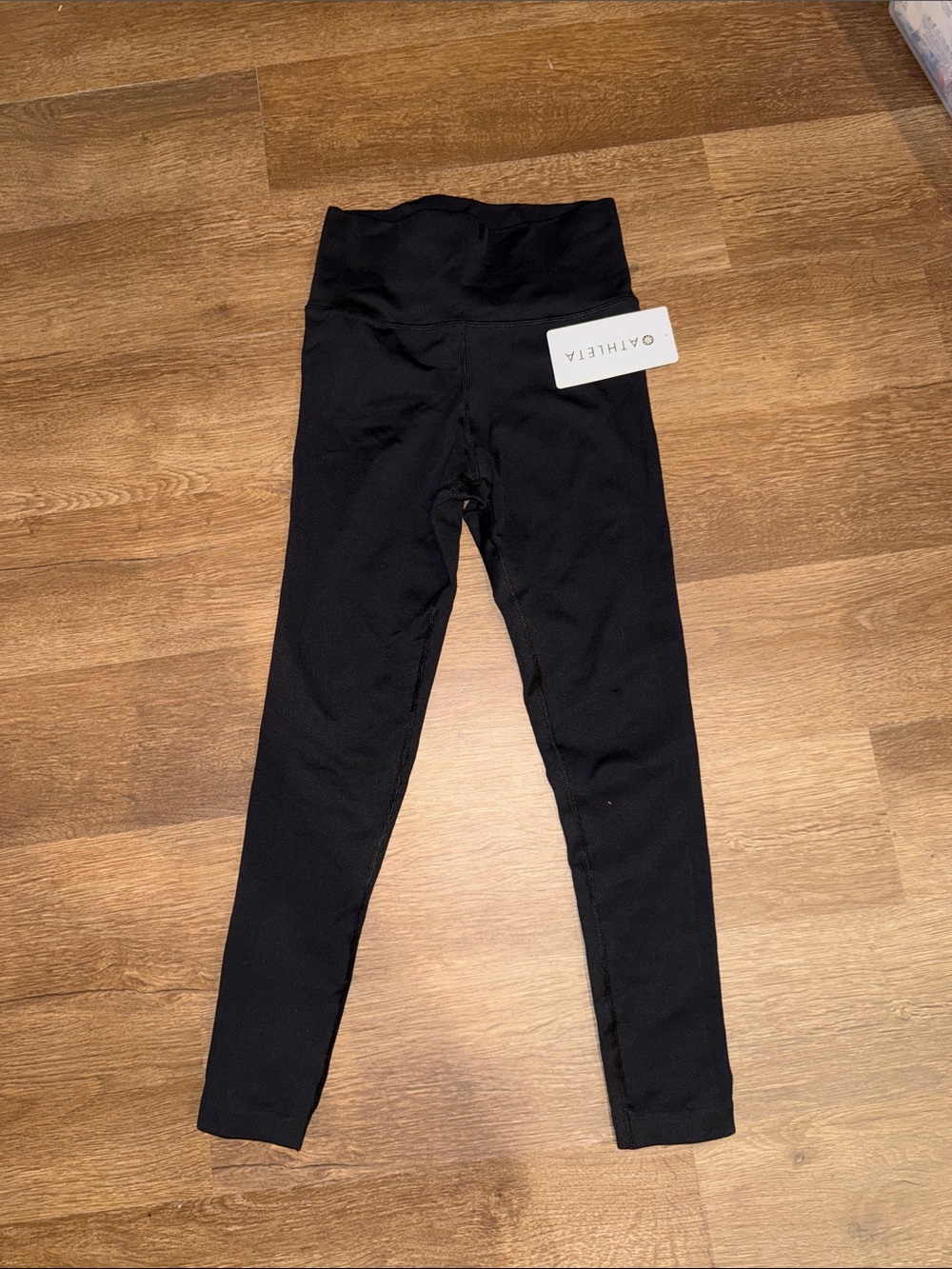 NWT Athleta AURORA SEAMLESS TIGHT, BLACK SIZE S - Picture 4 of 8